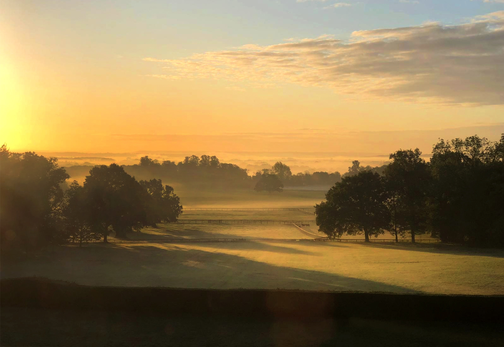 Beautiful estate grounds at Kirtlington Park