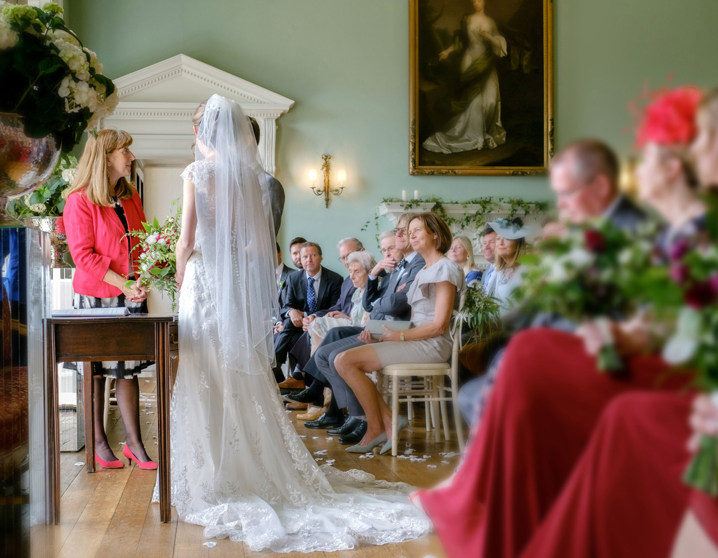 Wedding ceremony venue in Stately house