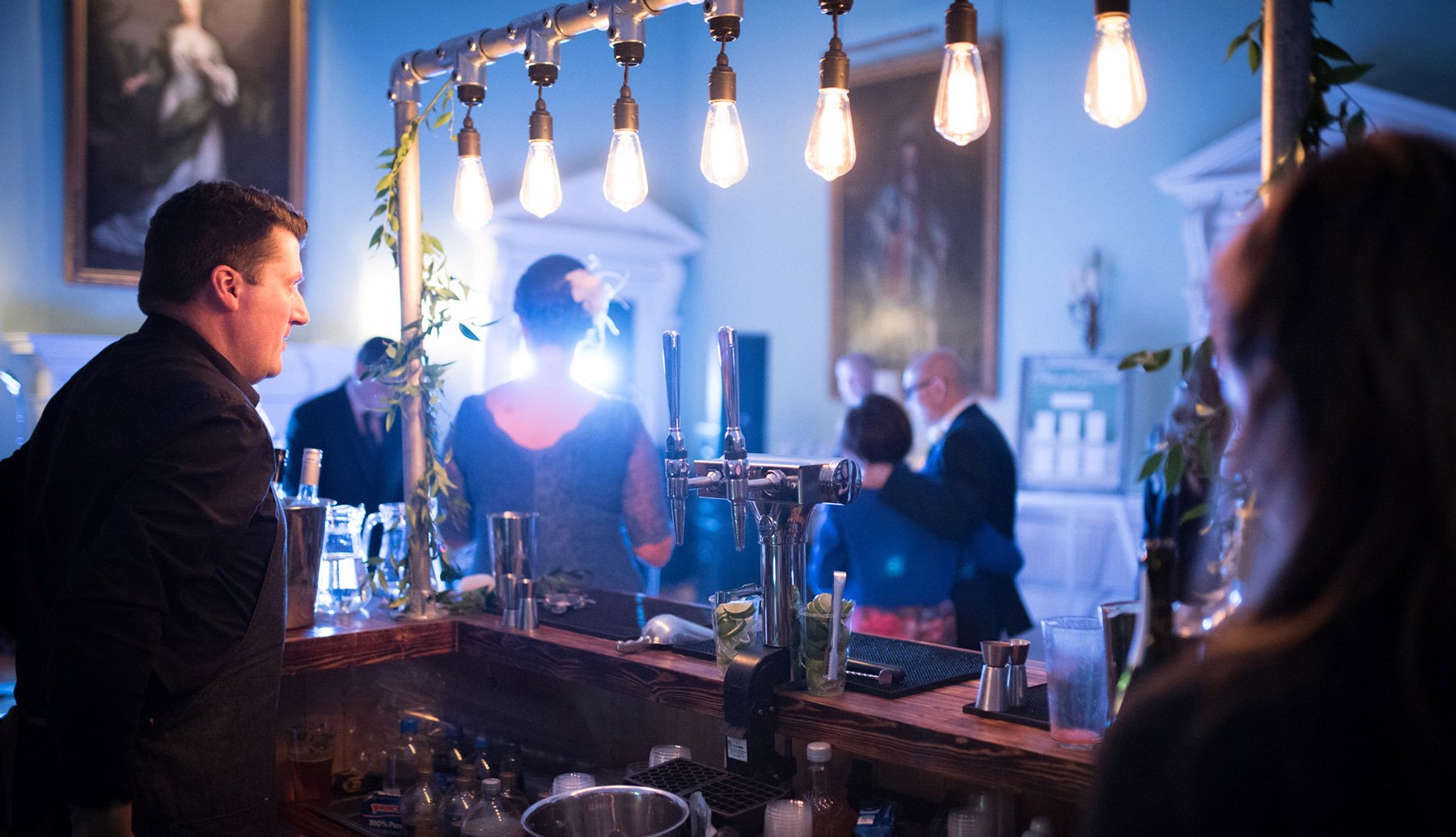 Licensed bar for stately home corporate event at Kirtlington Park